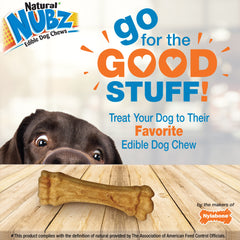 Nylabone Natural Nubz Dog Treats, AllergenFree Peanut Butter Peanut Butter, Jumbo Up To 50 Lbs. 2 ct