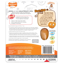 Nylabone Power Chew Pretzel Dog Toy Bacon Peanut Butter, 1ea/SMall/Regular Up To 25 Ibs. 1 ct