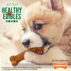 Nylabone Healthy Edibles Puppy Turkey Sweet Potato Dog Chew Treats Turkey Sweet Potato, XS/Petite Up To 15 Lbs. 16 ct