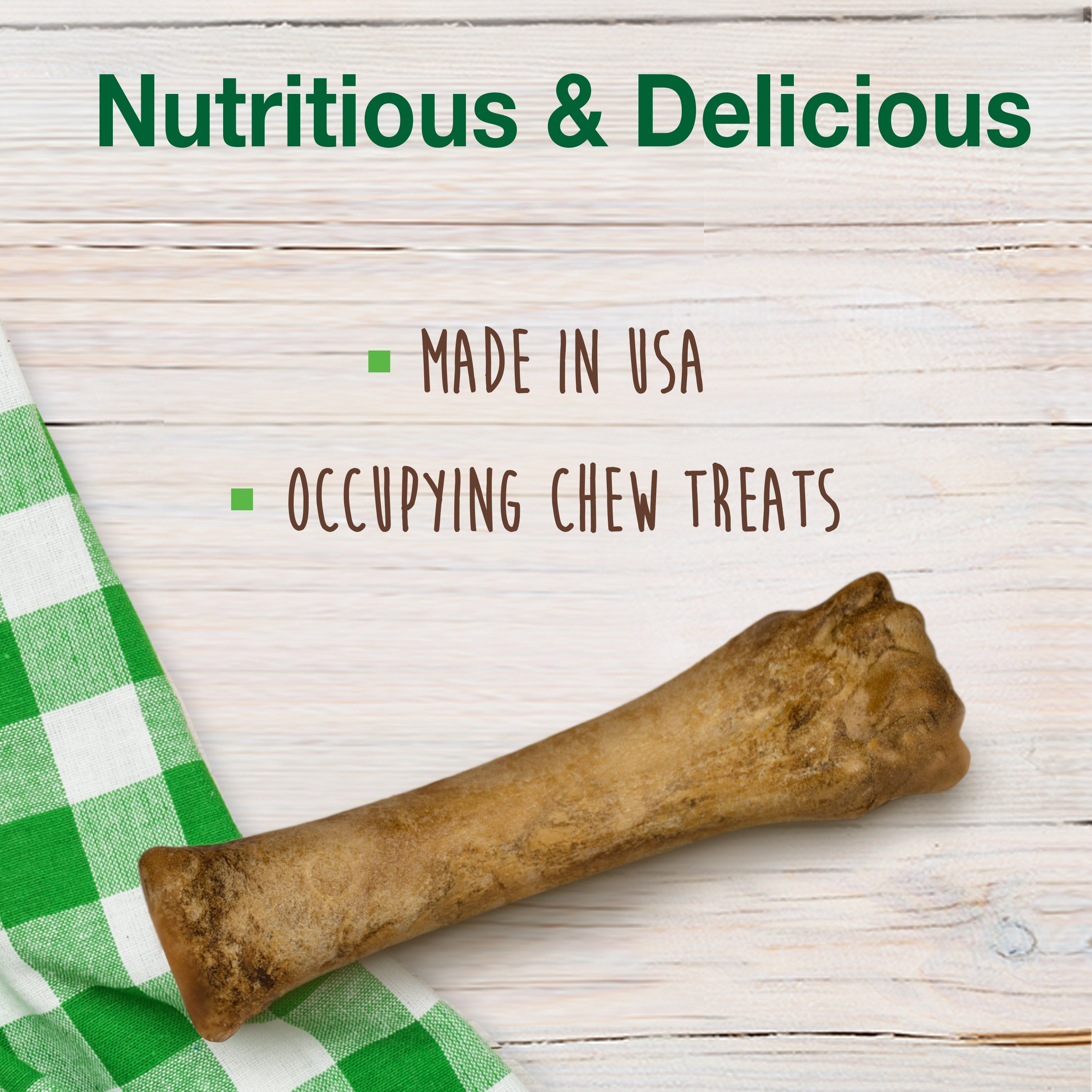 Nylabone Healthy Edibles AllNatural Long Lasting Roast Beef Dog Chew Treats Roast Beef, XL/Souper 50 Lbs. 2 ct