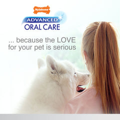 Nylabone Advanced Oral Care Senior Dog Dental Kit with Cushiony Soft-Bristle Toothbrush Bacon 1ea