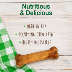 Nylabone Healthy Edibles Puppy Turkey Sweet Potato Dog Chew Treats Turkey Sweet Potato, SMall/Regular Up To 25 Ibs. 8 ct