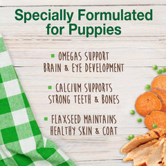 Nylabone Healthy Edibles Puppy Turkey Sweet Potato Dog Chew Treats Turkey Sweet Potato, SMall/Regular Up To 25 Ibs. 8 ct