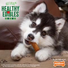 Nylabone Healthy Edibles Puppy Turkey Sweet Potato Dog Chew Treats Turkey Sweet Potato, SMall/Regular Up To 25 Ibs. 8 ct