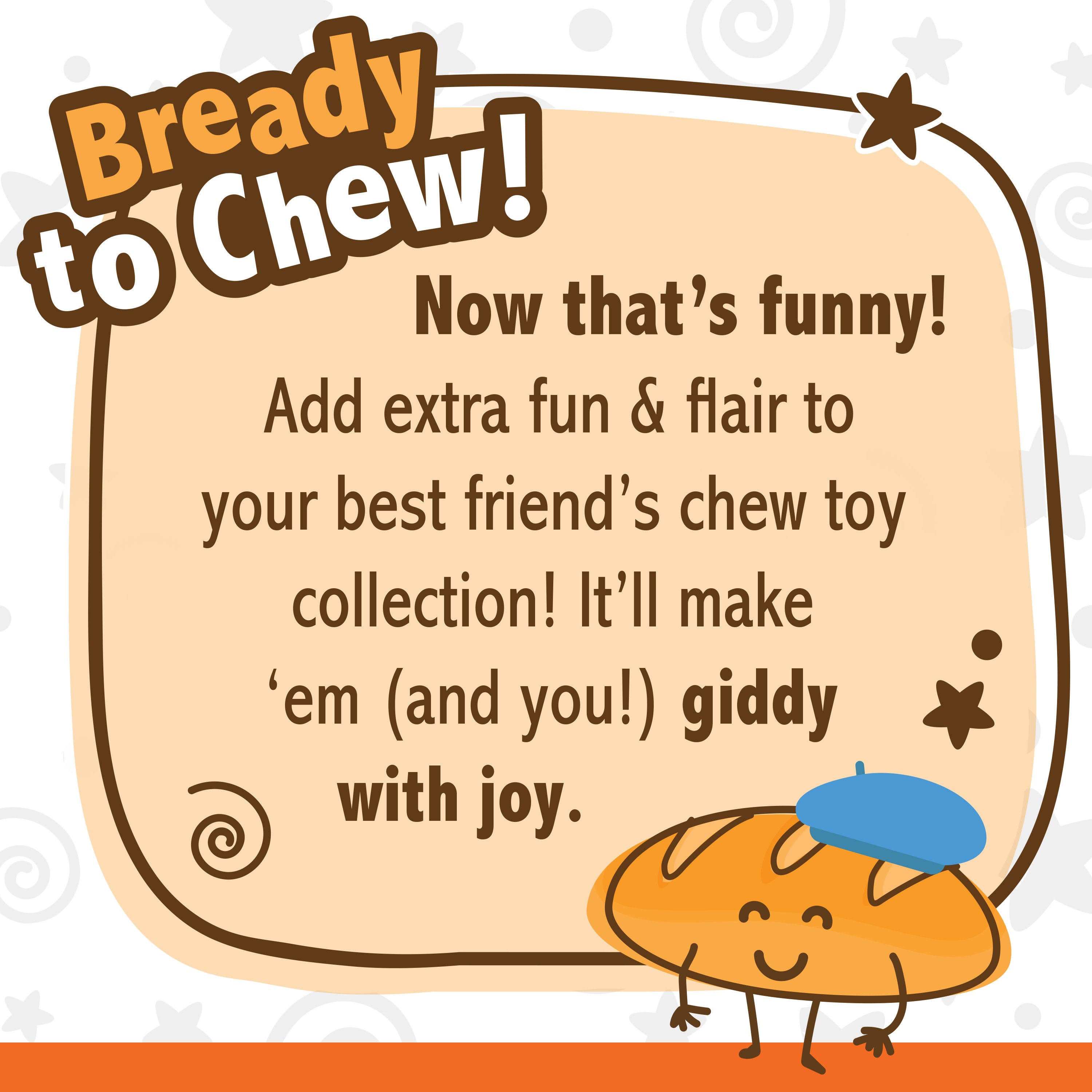 Nylabone Power Chew Baguette Dog Toy Chicken 1ea/Large/Giant - Up To 50 lb