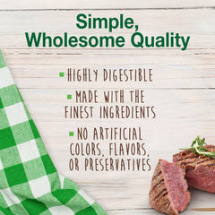 Nylabone Healthy Edibles Meaty Center Natural Dog Treats Beef, SMall Up To 30 Lbs. 12 ct