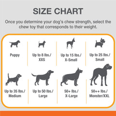 Nylabone Sneaky Snacker Dog Treat Toy Bacon, Orange, 1ea/Medium/Wolf Up To 35 Lbs. 1 ct
