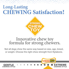 Nylabone Gourmet Style Strong Stick Puppy Chew Toy Chicken 1ea/Medium/Wolf - Up To 35 lb