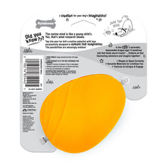 Nylabone Creative Play Eggi Dog Treat Toy Orange, 1ea/SMall/Regular Up To 25 Ibs. 1 ct