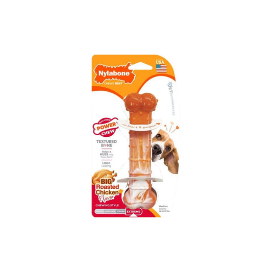 Nylabone Power Chew Limited Edition Bone Chicken Md