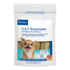 Virbac C.E.T. Enzymatic Oral Chews for Dogs, <11 lbs, 30 ct