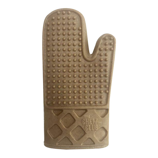 Power Bone Pet Chew Toy for Dogs - Durable, Non Toxic & Pet Safe - Best for Aggressive Chewers, Long Lasting Dental Health, Dog Teeth Cleaning, Perfect for All Dog Life Stages - Oven Mitt 7"