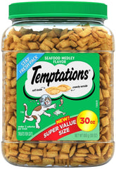 Temptations Seafood Medley Cat Treat 30 Oz