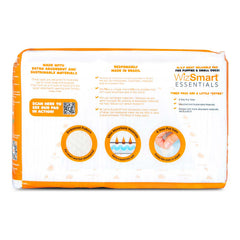 WizSmart Essentials Large Dog Pads, 23.5" x 22", Extra Absorbent Puppy Training Pads, Indoor Potty Pads, Leakproof Gel Pads for Small Dogs, Crate, House, Travel, Eco-Friendly, Non-Slip - 50 Count
