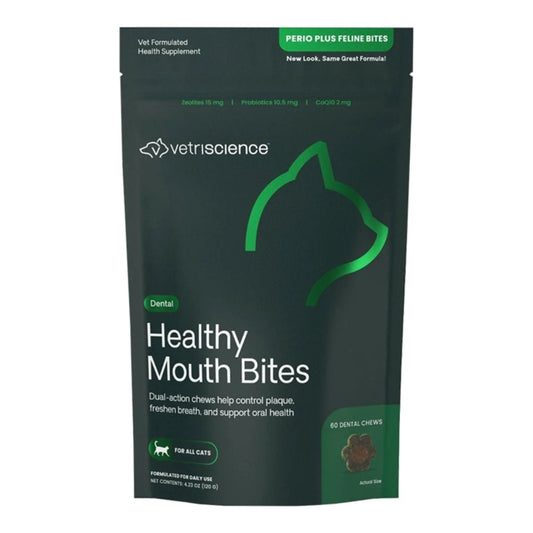 Vetriscience Cat Dental Care Bites - 60 Count