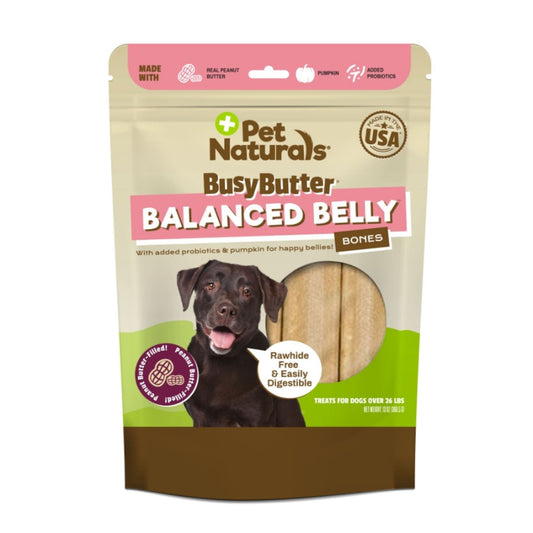 Pet Naturals Dog Busy Butter Balanced Belly Bones Large