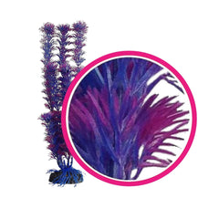 Weco Products Dream Series Fuschia Fern Aquarium Plant Pink, Purple, 1ea/6 in