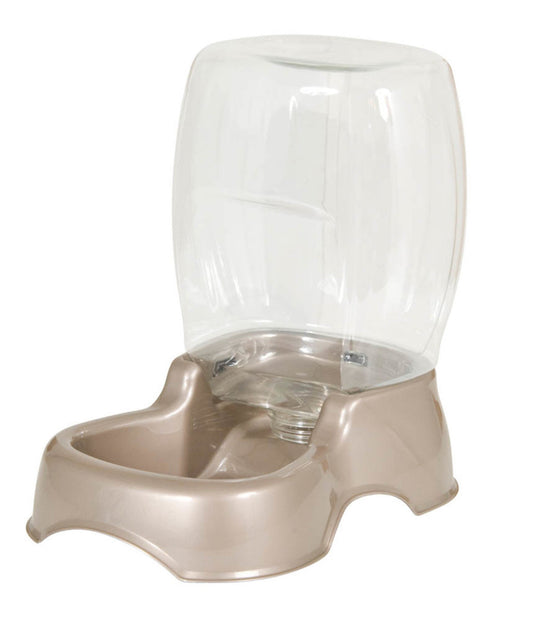 Petmate Pet Cafe Waterer Pearl Tan .75gal