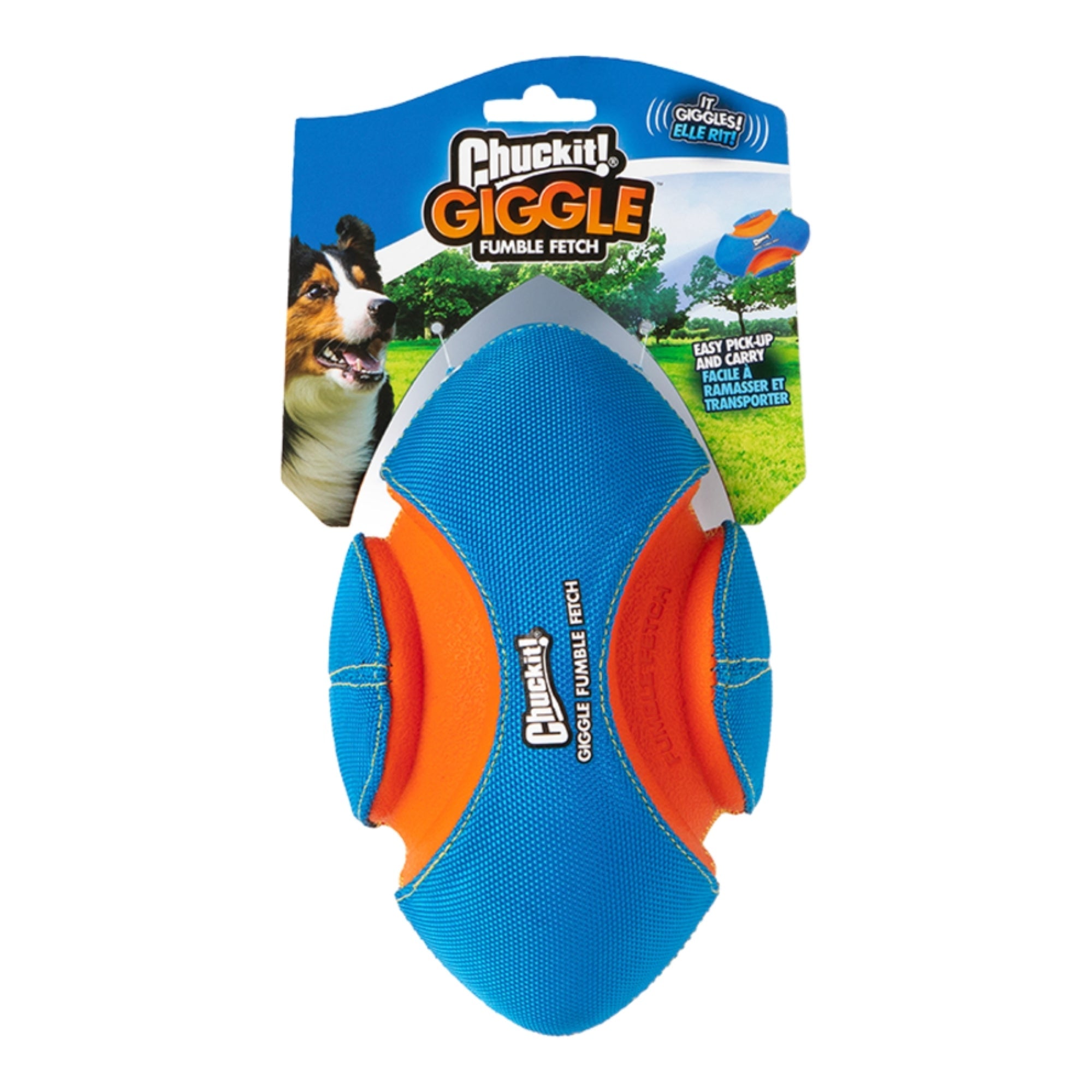 Chuckit Dog Giggle Fumble Fetch Small
