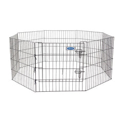 Petmate Exercise Pen with Door Black 24 in