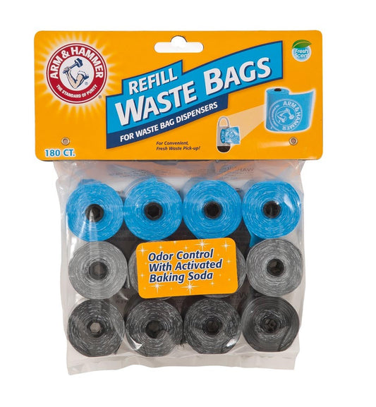 Arm & Hammer Disposable Waste Bag Refills Assorted 180ct