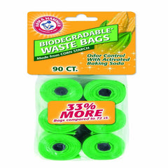 Arm & Hammer Disposable Corn Starch Waste Bags Refills 90ct