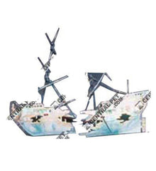 Penn-Plax Split Shipwreck Air