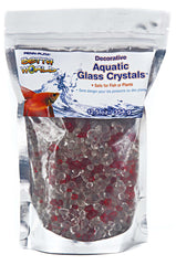 Penn-Plax Betta World Glass Crystal White/Blue 12.5oz