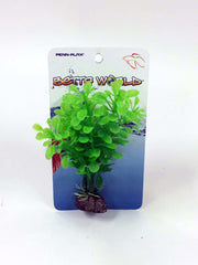 Penn-Plax Betta World Betta Aquarium Plant Green 4 In