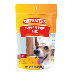 Beefeaters Triple Flavor Ribs, 1.65oz, Case of 12