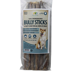 Premium All Natural Dog Pizzle Chews, 12", 6 Pack