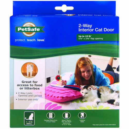 PetSafe Lockable Cat Flap White; Grey