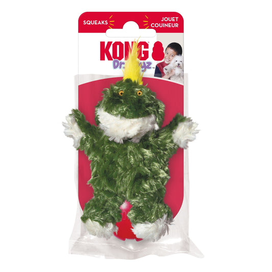 Kong Unstuffed Dog Toy Frog With Squeaker 1ea/Xs Default Title
