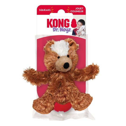 Kong Unstuffed Dog Toy Teddy Bear With Squeaker 1ea/Xs Default Title