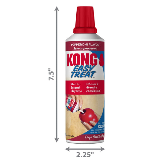 Kong easy Treat Paste Dog Treat Pepperoni 1ea/8 oz. Default Title