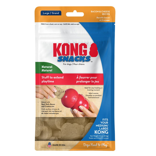 Kong Stuff'N Snacks Dog Treats Bacon & Cheese 1ea/Lg, 12 oz. Default Title
