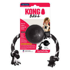 KONG Extreme Ball with Rope Dog Toy Large