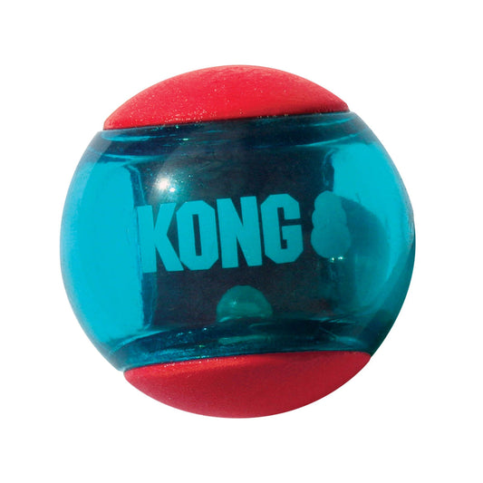 KONG Squeezz Action Ball Red Medium Dog Toy