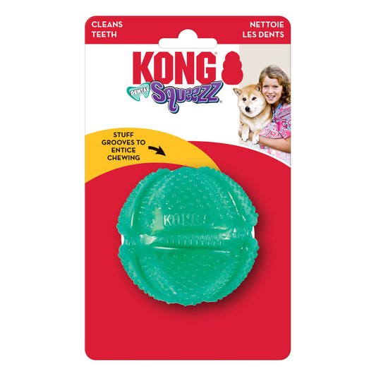KONG Squeezz Dental Ball Dog Chew Medium