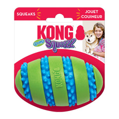 KONG Squeezz Goomz Football Dog Toy Large