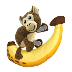 KONG Pull-A-Partz Pals Dog Toy Monkey, MD