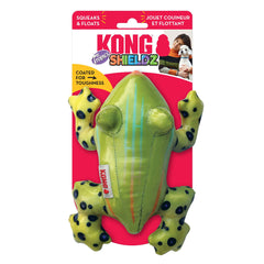 KONG Shieldz Tropics Frog Dog Toy Medium