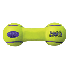 KONG AirDog Squeaking Tennis Dumbbell Dog Toy Small
