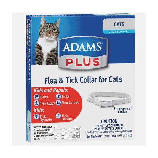 Adams Plus Flea and Tick Collar for Cats 1 pack Default Title
