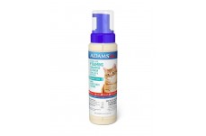 Adams Plus Flea and Tick Foaming Shampoo and Wash for Cats and Kittens