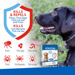 Adams Plus Flea & Tick Collar for Large Dogs