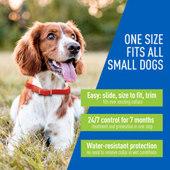 Adams Plus Flea & Tick Collar for Small Dogs