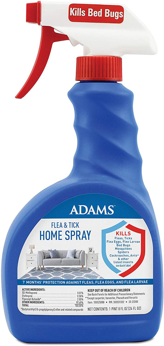 Adams Flea Tick Home Spray 1ea/24 oz