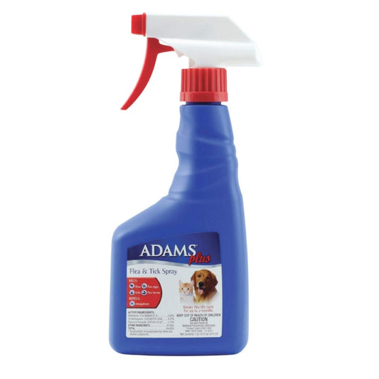 Adams Flea and Tick Spray for Cats and Dogs 16 ounces Default Title