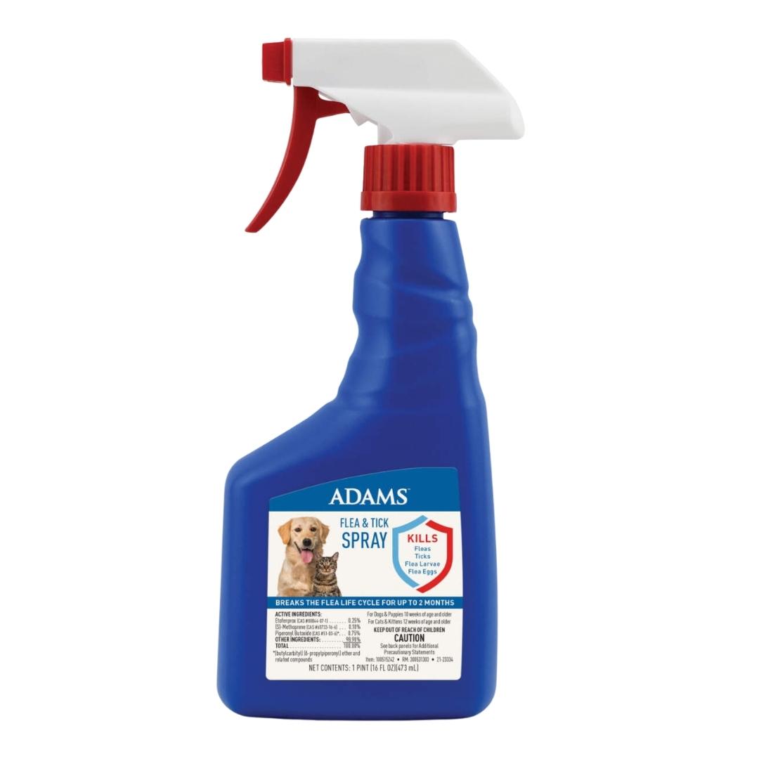 Adams Plus Flea and Tick Spray 16 fluid ounces Default Title